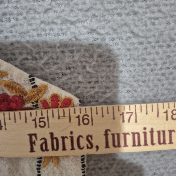 World Market Women's Mini Embroidered Boho Tank Top Dress S/M - Picture 6 of 8